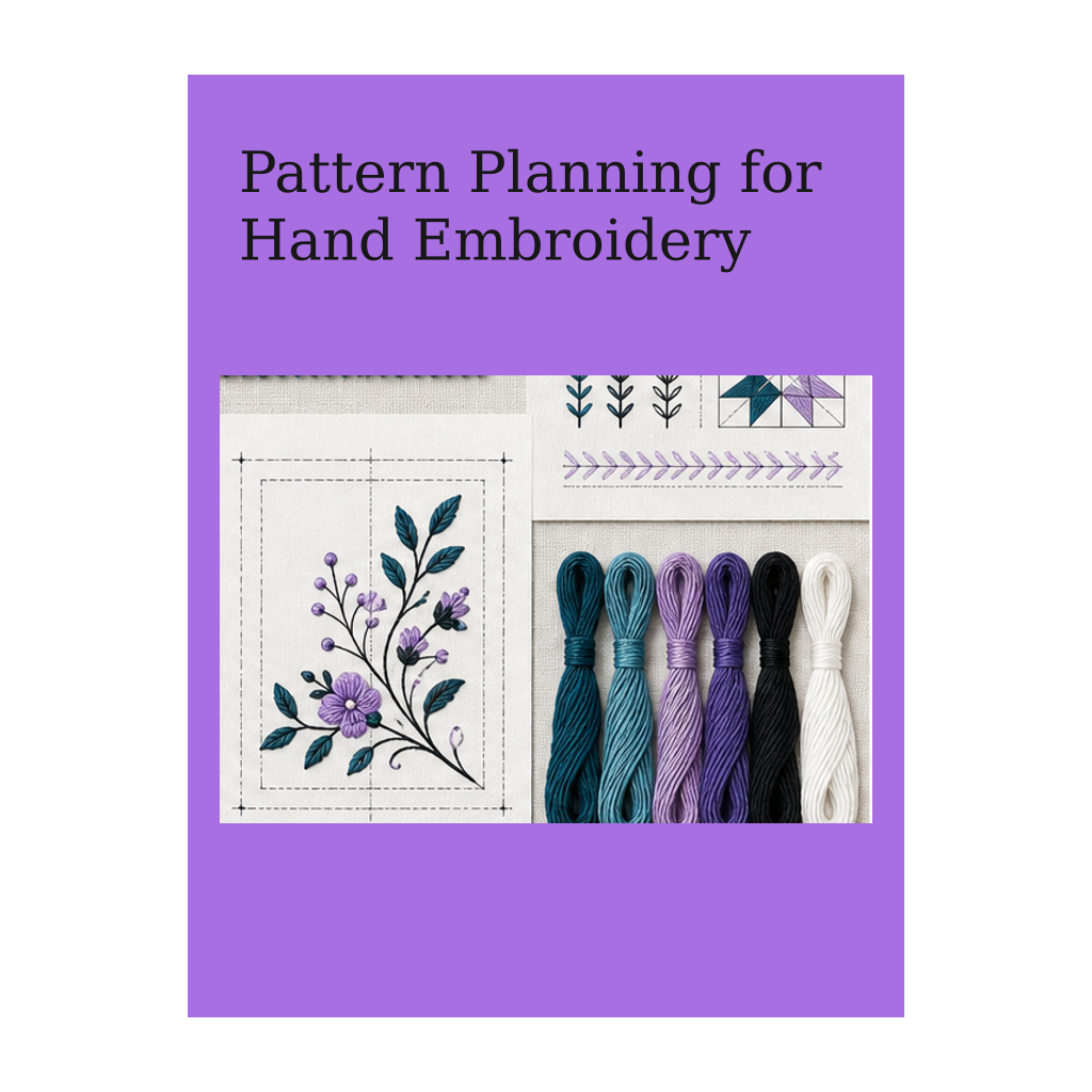 Pattern Planning for Hand Embroidery