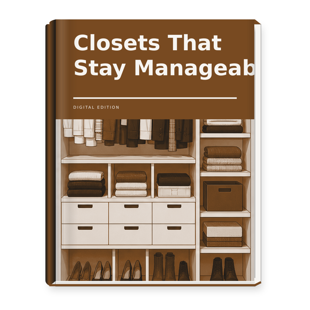 Closets That Stay Manageable